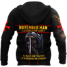 November Man A Child Of God A Man Of Faith A Warrior Of Christ 3D All Over Printed Shirts For Men and Women TA09202001S11