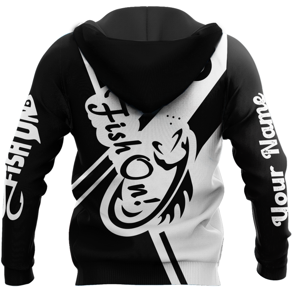 Fish on Custom name - muddy camo fishing 3d all over printed shirts for men and women