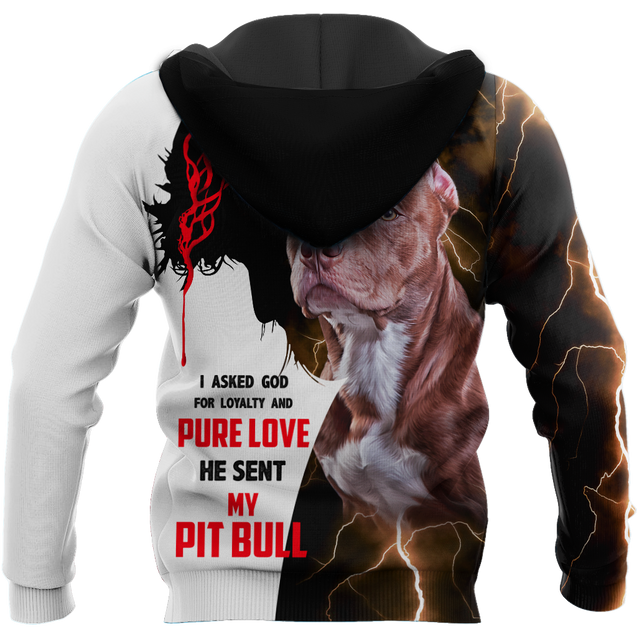 Premium God Sent Me My Pit Bull Unisex Shirts DL1006206