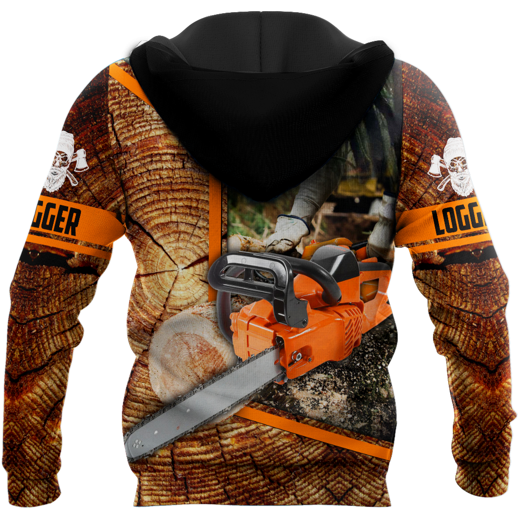 Logger Chainsaw 3D Unisex Hoodie TR1111204XT