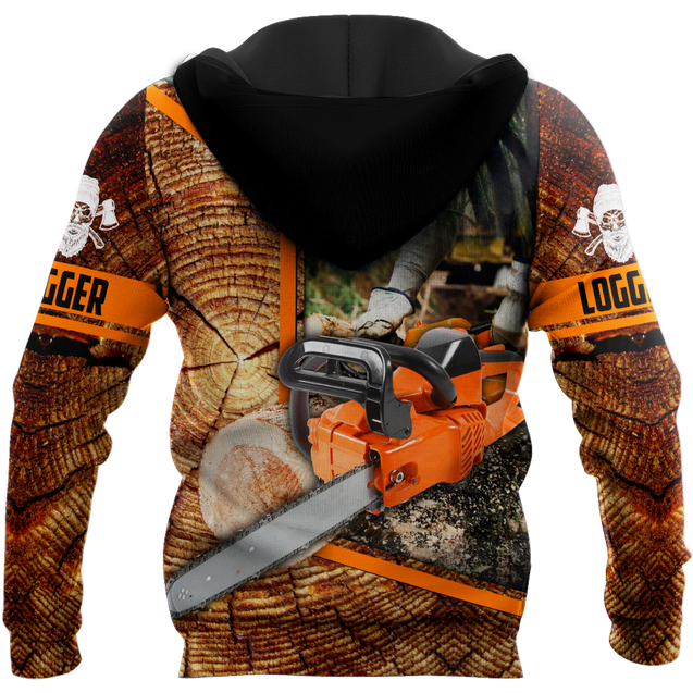 Logger Chainsaw 3D Unisex Hoodie TR1111204XT