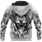3D Tiger Tattoo Potrait  Over Printed Shirt for Men and Women