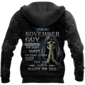 November Guy Skull 3D All Over Printed Shirts JJW28102005