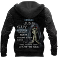 June Guy Skull 3D All Over Printed Unisex Hoodie