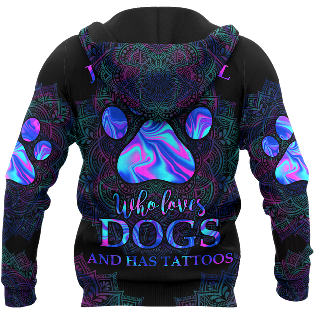 Girl loves dogs 3d hoodie shirt for men and women HAC100906