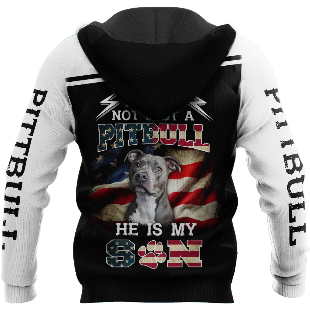 Premium Pit Bull Terrier He is My Son Unisex Shirts