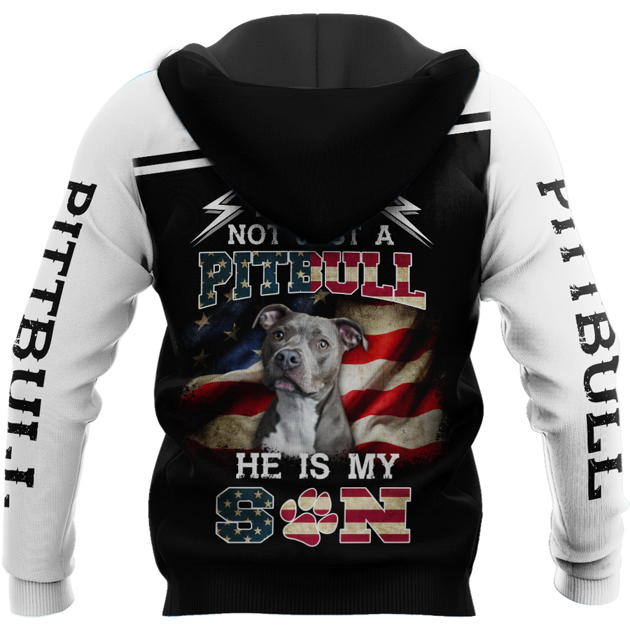 Premium Pit Bull Terrier He is My Son Unisex Shirts