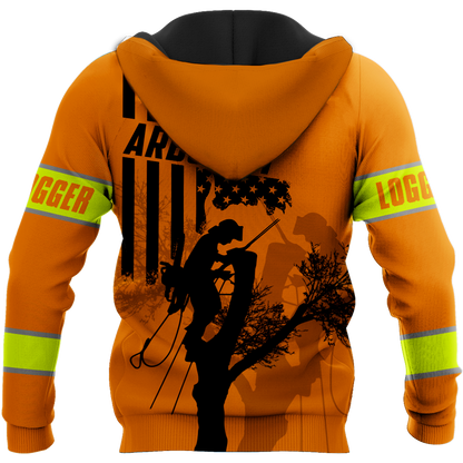 America Logger Man Orange Unisex Shirts TR0910205