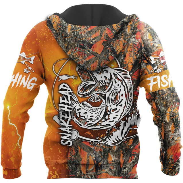 Snakehead Fishing Orange camo Women's Men's clothing TR2604203 - Amaze Style™-Apparel