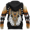 Native American Wolf Hoodie T Shirt For Men and Women HAC210405-Apparel-NM-Hoodie-S-Vibe Cosy™