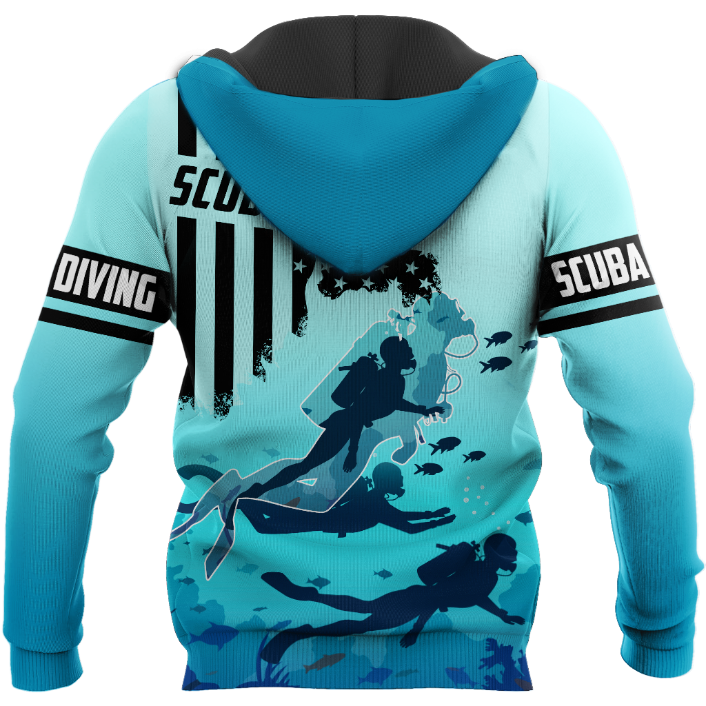 America Scuba Diving Unisex Shirts