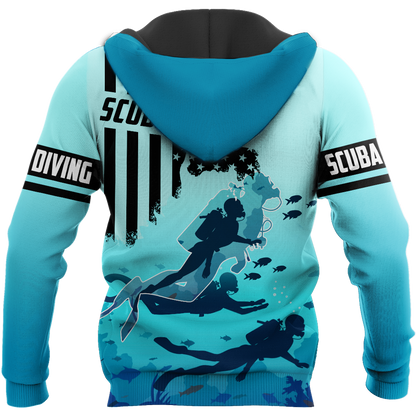 America Scuba Diving Unisex Shirts