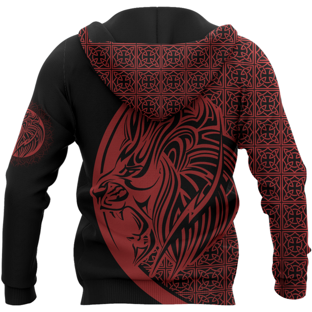 Lion Tattoo Hoodie T Shirt For Men and Women HAC080605-NM-Apparel-NM-Hoodie-S-Vibe Cosy™