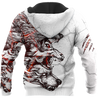 Three Gray Wolfs White Tattoo 3D All Over Printed Unisex Shirts