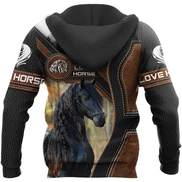 Love Beautiful Horse 3D All Over Printed Shirts For Men And Women TR1505204S-Apparel-MP-Hoodie-S-Vibe Cosy™