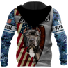 3D America Pit Bull Terrier Unisex Shirts