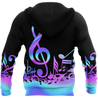 Purple Music Notes 3D All Over Printes-Apparel-HP Arts-Hoodie-S-Vibe Cosy™