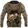 Duck Hunting Labrador Retriever Camo 3D All Over Print  Hoodie Pi17082001