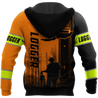 Premium Logger Man Orange Unisex Shirts DL20103205