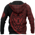 Tattoo Wolf Hoodie T Shirt For Men and Women HAC080606-NM-Apparel-NM-Hoodie-S-Vibe Cosy™