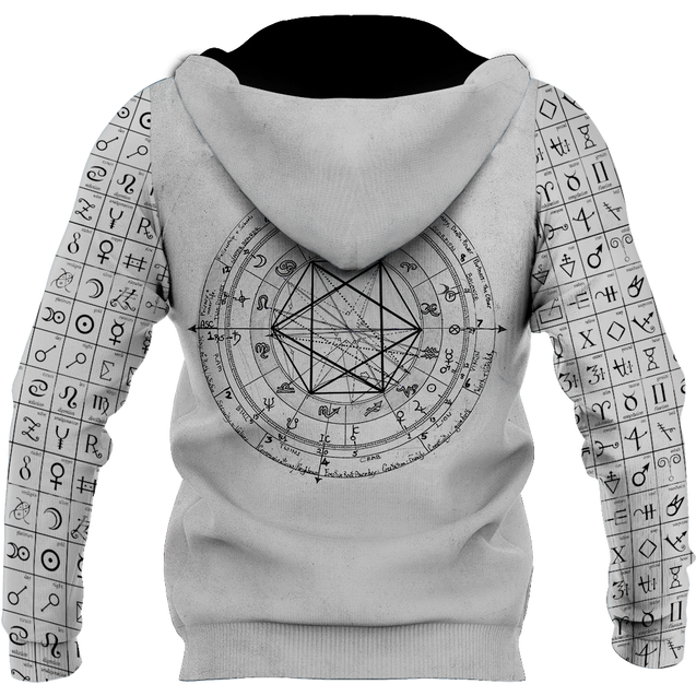 Alchemy Birth Chart 3D All Over Printed Shirts Hoodie JJ160302-Apparel-MP-Hoodie-S-Vibe Cosy™