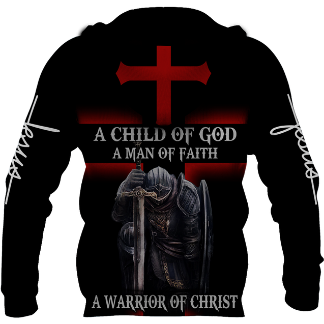 Knight God Jesus 3D All Over Printed Shirt Hoodie For Men And Women JJ060401-Apparel-MP-Hoodie-S-Vibe Cosy™