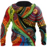 Aboriginal Australia Indigenous Lizard Painting Art shirts for men and women TR2606203S-Apparel-Huyencass-Hoodie-S-Vibe Cosy™