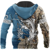 Trout Fishing Tattoo camo shirts for men and women blue color TR2108203