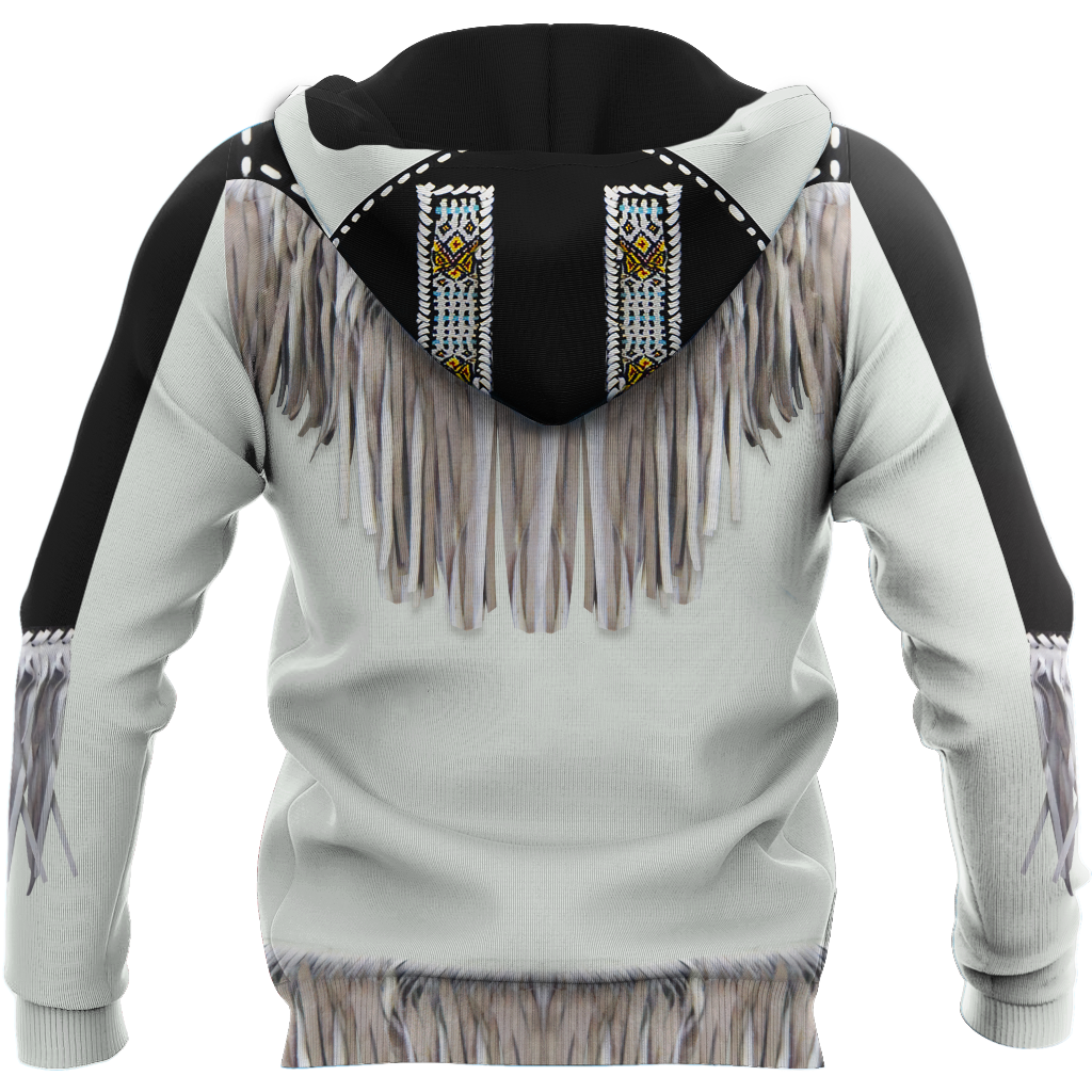 Native Cowboy Jacket No4 Cosplay 3D Over Printed Unisex Deluxe Hoodie ML