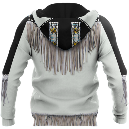 Native Cowboy Jacket No4 Cosplay 3D Over Printed Unisex Deluxe Hoodie ML