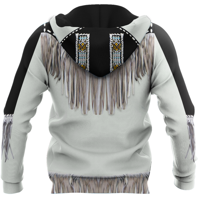 Native Cowboy Jacket No4 Cosplay 3D Over Printed Unisex Deluxe Hoodie ML