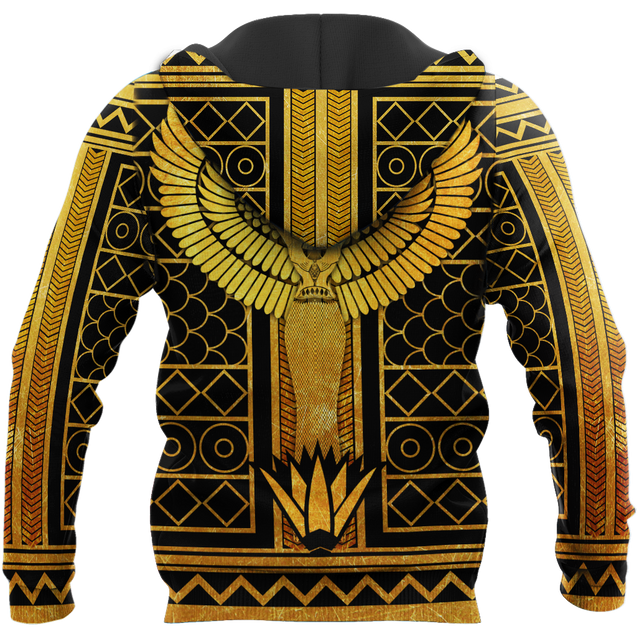 Queen of Egyptian Hoodie Over Printed for Men and Women