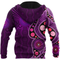 Aboriginal Australia Indigenous Purple The Lizard and The Sun shirts for men and women-Apparel-Huyencass-Hoodie-S-Vibe Cosy™