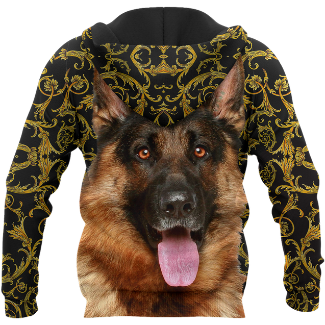 German shepherd 3d hoodie shirt for men and women HAC280703-Apparel-HG-Zip hoodie-S-Vibe Cosy™