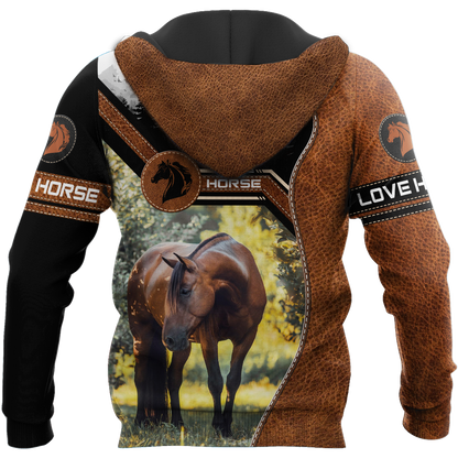 Love Horse 3D All Over Printed Shirts For Men and Women TA08312004
