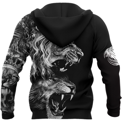 Lion Tattoo  3D All Over Printed  Unisex Shirts