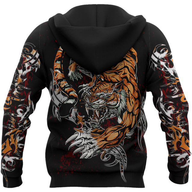 Tiger Fighter 3D Over Printed Shirt for Men and Women