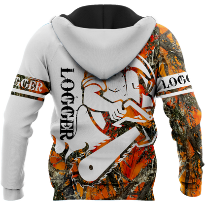 Logger Man Tattoo Orange Unisex Shirts TRST1010202