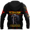 October Man A Child Of God A Man Of Faith A Warrior Of Christ 3D All Over Printed Shirts For Men and Women TA09202001S10