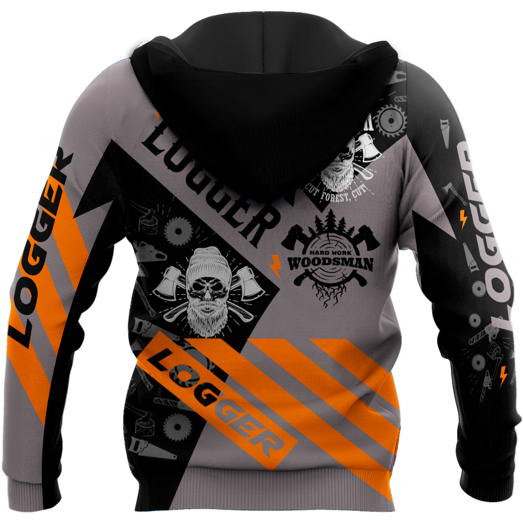 3D Skull Logger Unisex Hoodie TR1111201