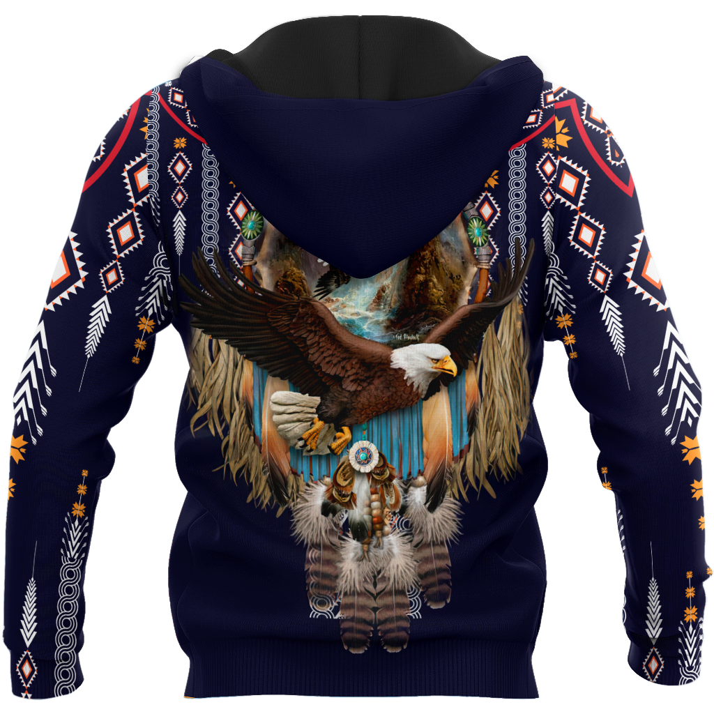 Eagle Fly Dreamcatcher Native American 3D All Over Printed Shirts