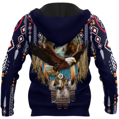 Eagle Fly Dreamcatcher Native American 3D All Over Printed Shirts