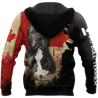 Pit Bull Canada Flag 3D All Over Print Hoodie TR2509201