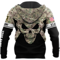 Soldier US Army Skull 3D All Over Printed Shirt Hoodie MP28082005