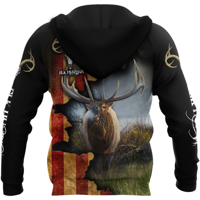 Pheasant Hunting Camo 3D Over Printed Unisex Deluxe Hoodie ML