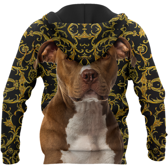 Pitbull 3d hoodie shirt for men and women HAC280704-Apparel-HG-Zip hoodie-S-Vibe Cosy™