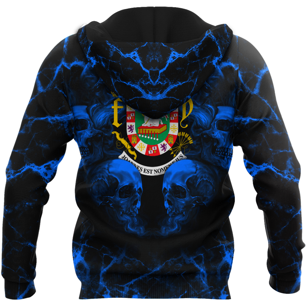 Puerto Rico Crytal Skulls Shirt TQH20061804-Apparel-TQH-Hoodie-S-Vibe Cosy™