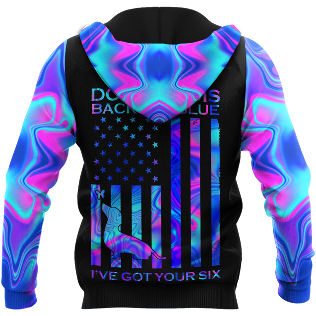Premium Dachshund Dog America Hologram Unisex Shirts DL20302004