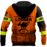 Logger Circle Saw Blade Man Orange Unisex Shirts TR0910203