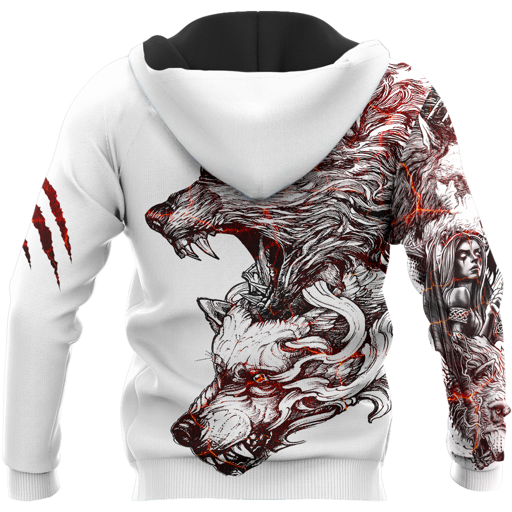 Alpha Wolf Tattoo 3D All Over Printed Unisex Shirts